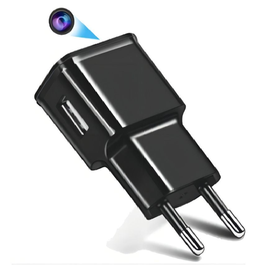 Carregador de Celular C/ Câmera Espiã Wifi